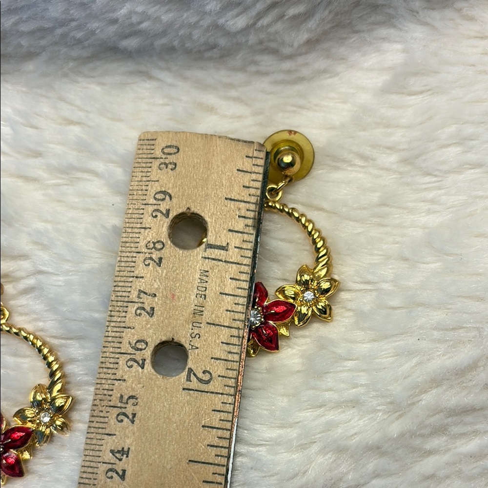VINTAGE CHRISTMAS EARRINGS - Picture 4 of 6